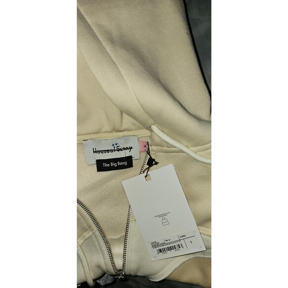 New House of Sunny Patchwork Landscape Hoodie UNISEX $149 SMALL Full Zip Jacket - Picture 10 of 10